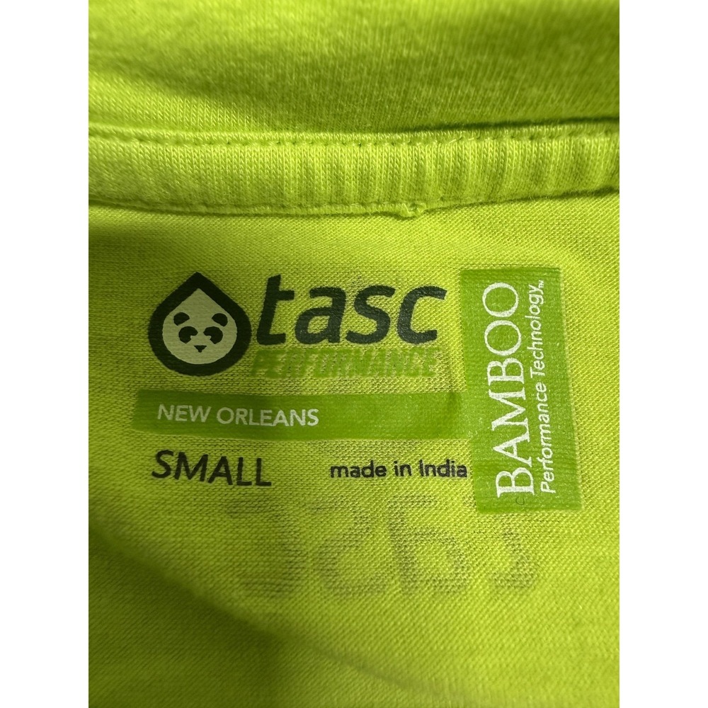 Tasc Shirt Mens Small Yellow Short Sleeve Crewneck Athletic Performance Top - Picture 3 of 8